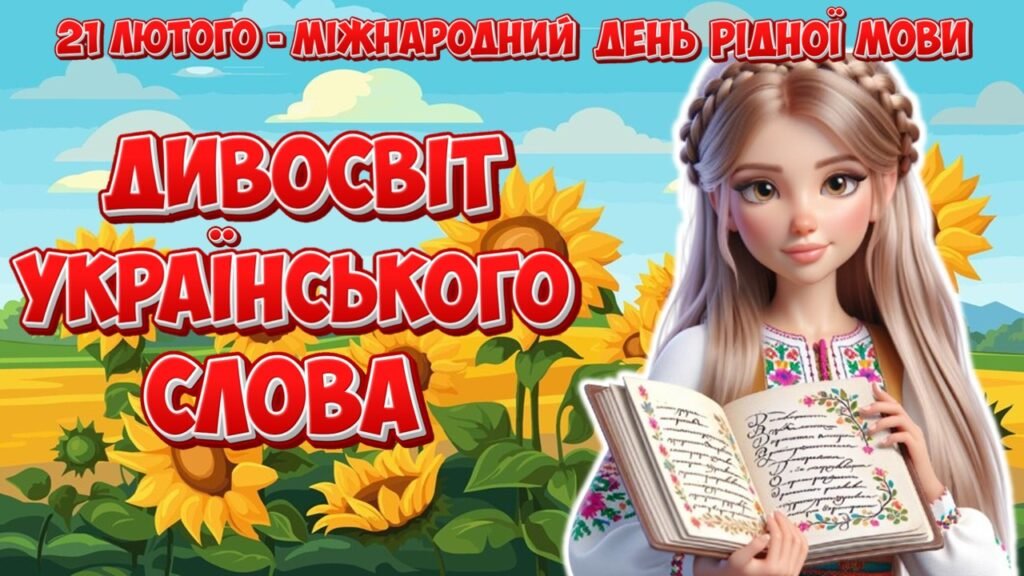 Головне зображення розробки: Анімована інформаційно-ігрова презентація “Дивосвіт українського слова” 21 лютого – Міжнародний день рідної мови