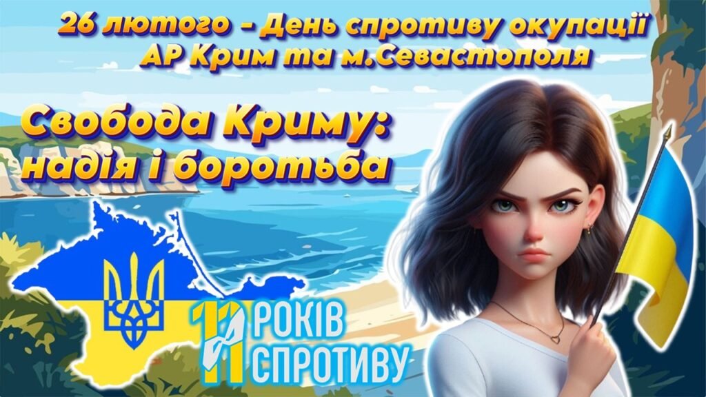 Головне зображення розробки: Презентація “Свобода Криму: надія і боротьба” 26 лютого – День спротиву окупації АР Крим та м. Севастополя