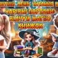 Анімована інформаційно-ігрова презентація “Чарівні портали: відчуй магію книжок”. 5 лютого – Всесвітній день читання вголос
