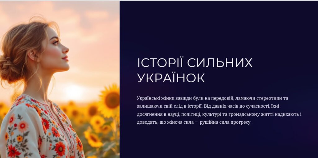 Головне зображення розробки: Історії сильних українок (до Дня української жінки, 25 лютого)
