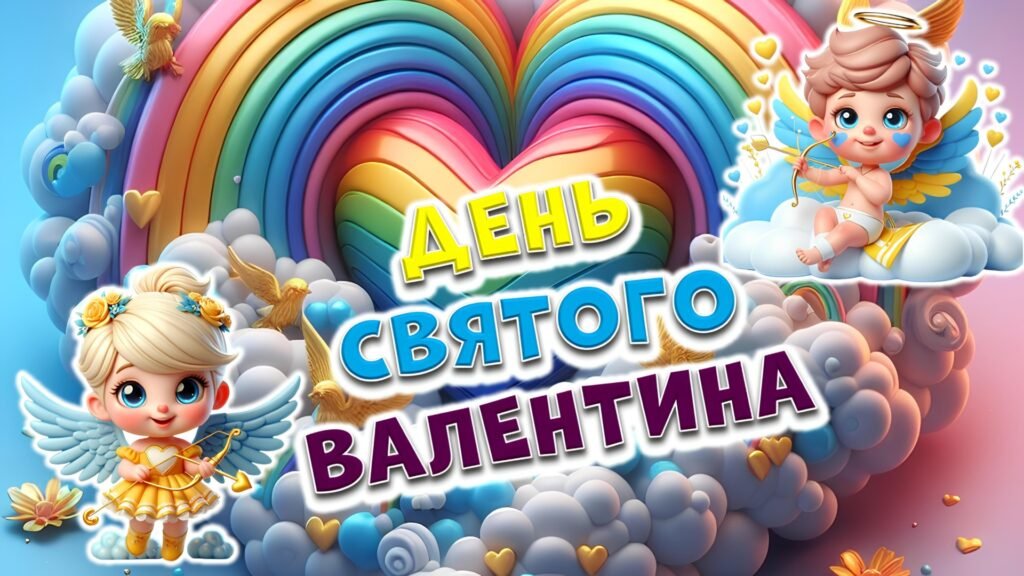 Головне зображення розробки: Інтерактивна презентація “День Святого Валентина 2024” +Постер +Розмальовки + Пазли