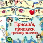 Фото розробки: Мнемосмужки “Прислів’я та приказки про мову та слово”