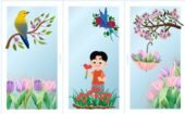 Ілюстративне оформлення вікон Весна