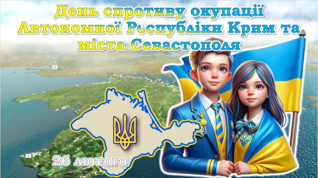 Головне зображення розробки: 26 лютого – День спротиву окупації Автономної Республіки Крим та міста Севастополя