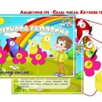 Дидактична гра “Склад числа. Квіткова галявина”