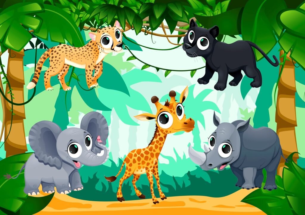 Головне зображення розробки: Гра “Липучки, джунглі”