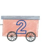 Фото розробки: ПОТЯГ З ЦИФРАМИ ВІД 1 ДО 10. (ДЛЯ ОФОРМЛЕННЯ КЛАСУ).