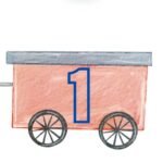 Фото розробки: ПОТЯГ З ЦИФРАМИ ВІД 1 ДО 10. (ДЛЯ ОФОРМЛЕННЯ КЛАСУ).