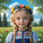 ПЛАКАТ ДІВЧИНА-ВЕСНА (ПОДІЛЕНО НА 8 ЧАСТИН).