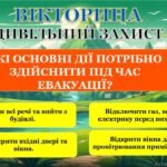 Фото розробки: Інтерактивна презентація “ДЕНЬ ЦИВІЛЬНОЇ ОБОРОНИ. ДІЇ НАСЕЛЕННЯ ПІД ЧАС НАДЗВИЧАЙНИХ СИТУАЦІЙ” + конспект+плакат