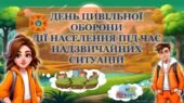 Інтерактивна презентація “ДЕНЬ ЦИВІЛЬНОЇ ОБОРОНИ. ДІЇ НАСЕЛЕННЯ ПІД ЧАС НАДЗВИЧАЙНИХ СИТУАЦІЙ” + конспект+плакат