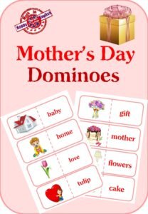 Доміно англійською мовою “Happy Mother’s Day!”