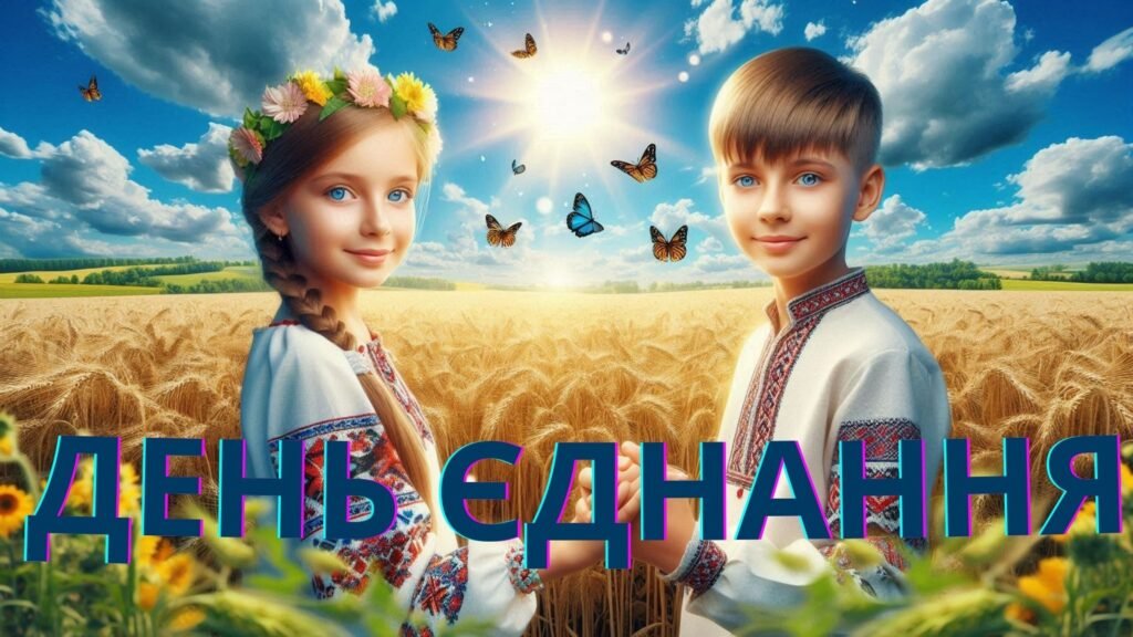 Головне зображення розробки: Презентація “День єднання!” до 16 лютого 2025 року