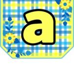 Фото розробки: Букви української абетки та цифри в патріотичному дизайні для оформлення свят