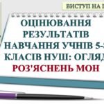ПРЕЗЕНТАЦІЯ “Оцінювання результатів навчання учнів 5-8 класів НУШ: огляд Листа МОН №1/4895-25 від 14.03.25 «Про окремі питання оціню-ння (47 слайдів)
