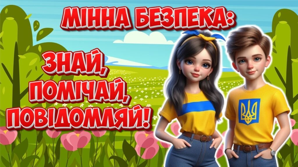 Головне зображення розробки: Анімована інформаційно-ігрова презентація “Мінна безпека: знай, помічай, повідомляй!” 4 квітня – Міжнародний день просвіти з питань мінної безпеки