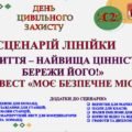 ДЕНЬ ЦИВІЛЬНОГО ЗАХИСТУ 2025. СЦЕНАРІЙ «ЖИТТЯ – НАЙВИЩА ЦІННІСТЬ. БЕРЕЖИ ЙОГО!» КВЕСТ «МОЄ БЕЗПЕЧНЕ МІСЦЕ»