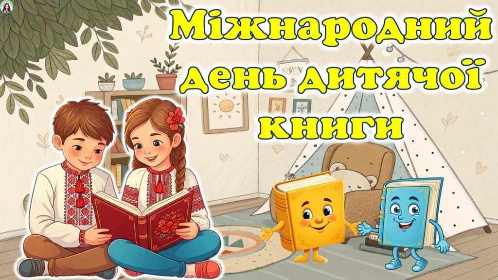 Головне зображення розробки: 2 квітня – Міжнародний день дитячої книги. Сучасна, анімована презентація.
