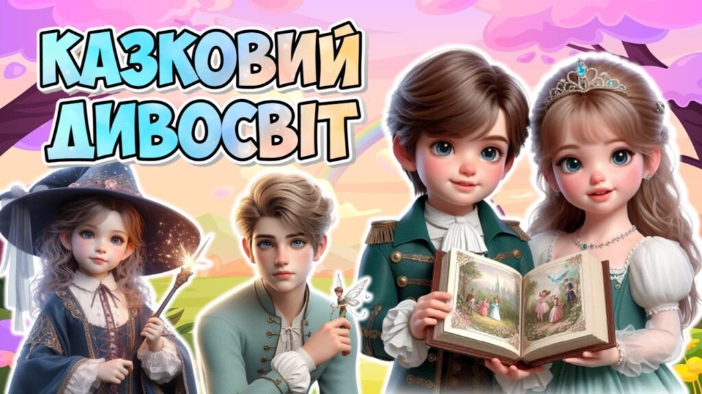 Головне зображення розробки: Анімована інформаційно-ігрова презентація “Казковий дивосвіт”. 20 березня – Всесвітній день казки