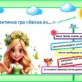 Дидактична гра «Весна як….»