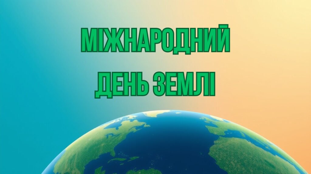 Головне зображення розробки: ПЛАКАТ “МІЖНАРОДНИЙ ДЕНЬ ЗЕМЛІ”.