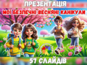 Презентація “Мої безпечні весняні канікули” 2025. Інструктаж з БЖД на весняні канікули 2025
