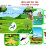 Дидактична гра “Знайди пташку”
