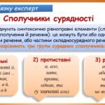 Фото розробки: Презентація “Сполучники сурядності та підрядності” (7 клас НУШ за підручником А.В.Онатій, Т.П.Ткачука)