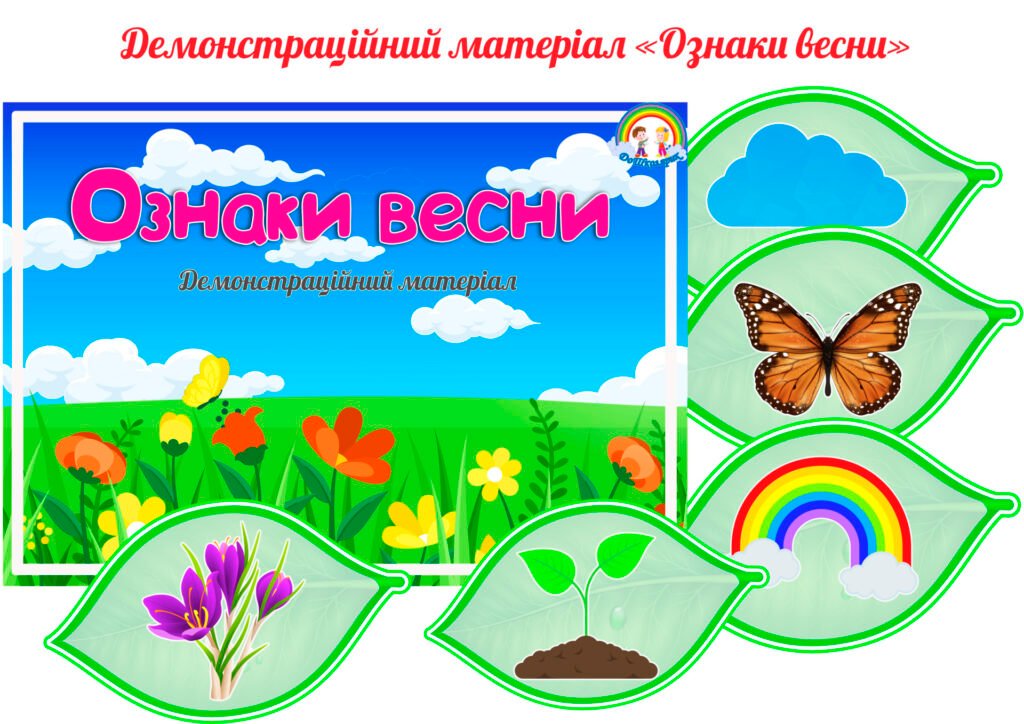 Головне зображення розробки: “Ознаки весни”