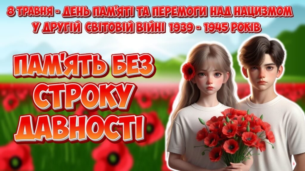 Головне зображення розробки: Анімована інформаційно-ігрова презентація “Пам’ять без строку давності” 80-та річниця . День пам’яті та перемоги над нацизмом у Другій світовій війні.