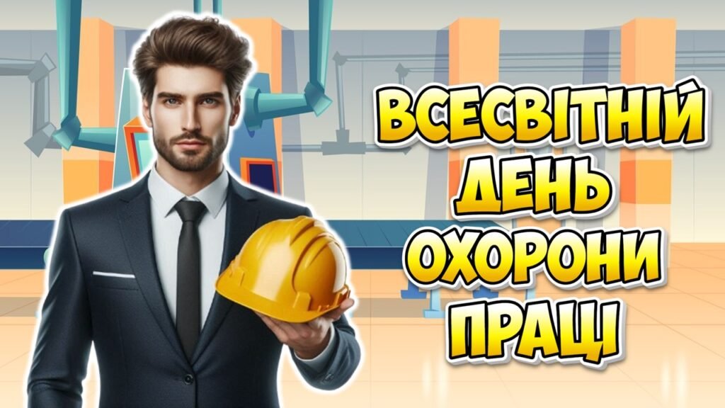 Головне зображення розробки: Анімована інформаційно-ігрова презентація “28 квітня – Всесвітній день охорони праці”