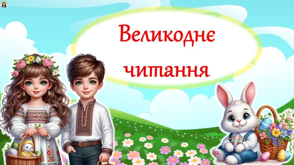 Головне зображення розробки: Тематичне читання до свята Великдень “Великоднє читання” (для 1-4 класу). Анімована презентація.