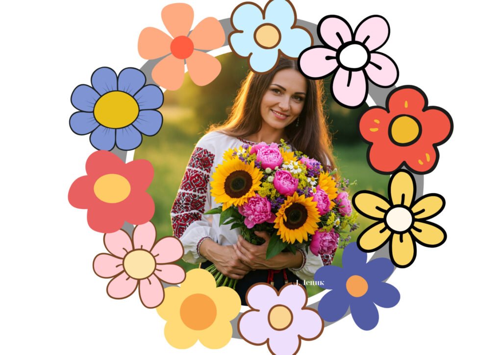 Головне зображення розробки: Віночок лагідних слів для матусі