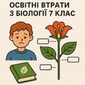 ЗБІРНИК ЗАВДАНЬ ДЛЯ ПОДОЛАННЯ ОСВІТНІХ ВТРАТ З БІОЛОГІЇ ДЛЯ 7 КЛАСУ НОВОЇ УКРАЇНСЬКОЇ ШКОЛИ