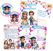 ОФОРМЛЕННЯ ДЛЯ ВИПУСКНОГО СВЯТА В ЗДО ГРУПА “МЕТЕЛИКИ”