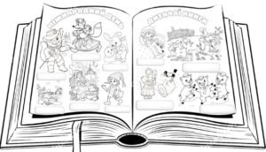 Розмальовка Міжнародний день дитячої книги