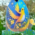 Фото розробки: # ОБ’ЄМНА 3Д – АПЛІКАЦІЯ ДО ВЕЛИКОДНЯ #аплікація #поробка #аплікації #день #великдень #пасха #шаблони #яйце #крашанка #пташки #поробки #великодні #пас