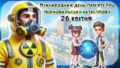26 квітня Міжнародний день памʼяті Чорнобиля (презентація+розтяжка)