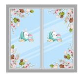 ВЕЛИКОДНІЙ ДЕКОР ДЛЯ ВІКОН