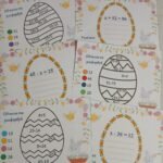Фото розробки: Математичні писанки для 2 класу (обчисли вирази, розв’яжи рівняння, розфарбуй писанку). Тематичні завдання до Великодня.