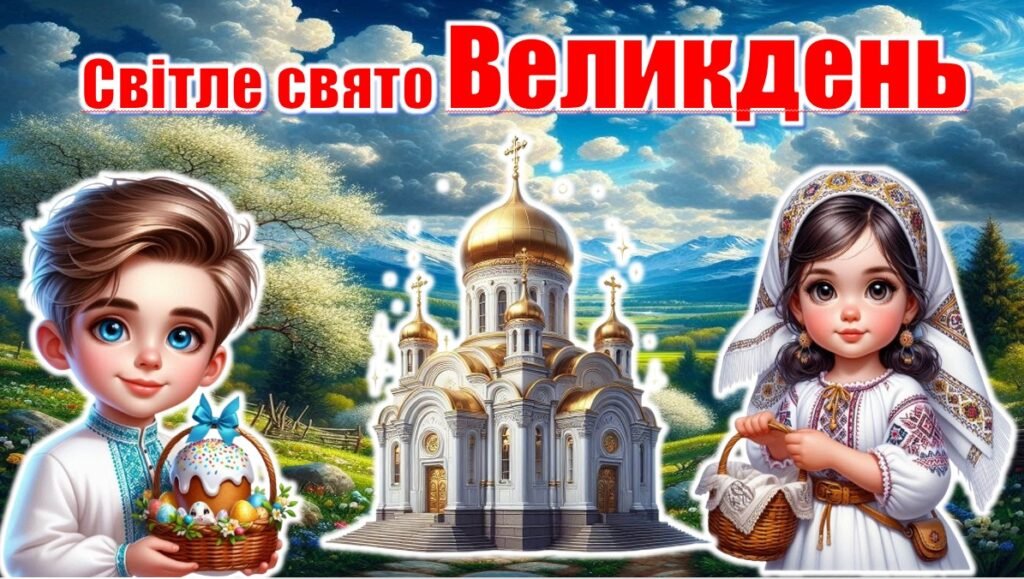 Головне зображення розробки: ВЕЛИКДЕНЬ. Інтерактивна презентація+конспект “Світле свято Великдень”