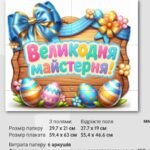 Фото розробки: Великодня майстерня. постер 🌿✨️🕊