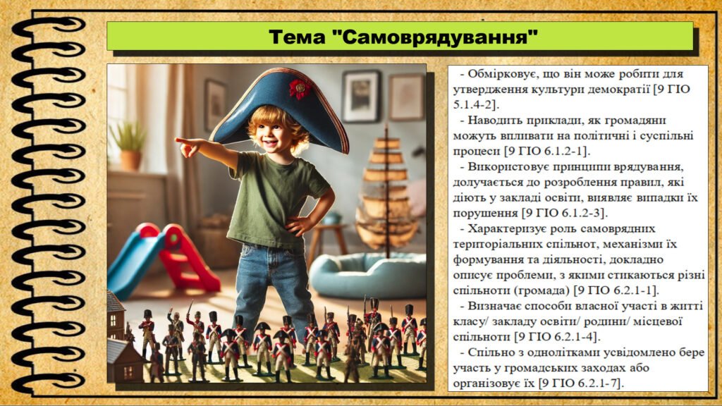 Головне зображення розробки: Презентація. Самоврядування. Громадянська освіта. 7 клас. До модельної програми Бурлака О., Желіба О.