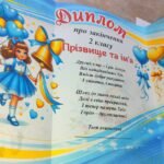 Фото розробки: Диплом про закінчення навчального року