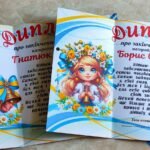 Фото розробки: Диплом про закінчення навчального року 