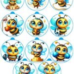 Фото розробки: !!! ВСЕСВІТНІЙ ДЕНЬ БДЖІЛ – 20 ТРАВНЯ (аплікація, медальки, браслети-подарунки, постер)