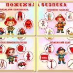 Фото розробки: !!! ЗДОРОВ’Я, БЕЗПЕКА. МІНІКНИЖКА ДЕНЬ ПОЖЕЖНОЇ ОХОРОНИ 17 КВІТНЯ. ПОЖЕЖНА БЕЗПЕКА (оформлення куточку пожежної безпеки, аплікації, постер, лото тіні)