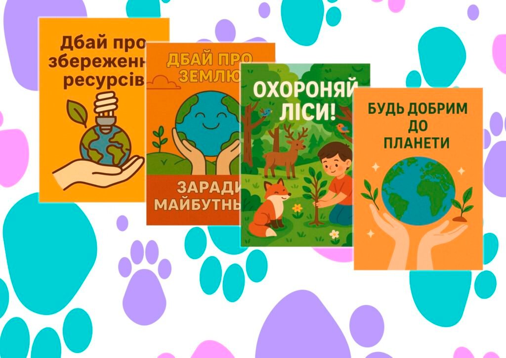 Головне зображення розробки: Демонстраційні картки “Охорона навколишнього середовища”