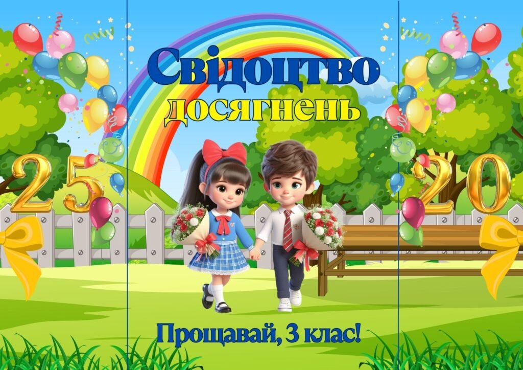 Головне зображення розробки: Футляр до Свідоцтва досягнень + наповнення (подяка батькам, диплом про завершення 1, 2, 3 класів, диплом випускника/випускниці.
