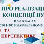 ПРЕЗЕНТАЦІЯ, ДОПОВІДЬ та ВИТЯГ З ПРОТОКОЛУ “ПРО РЕАЛІЗАЦІЮ КОНЦЕПЦІЇ НУШ В 5-7 КЛАСАХ У 2024-2025 НАВЧАЛЬНОМУ РОЦІ” (43 слайди)